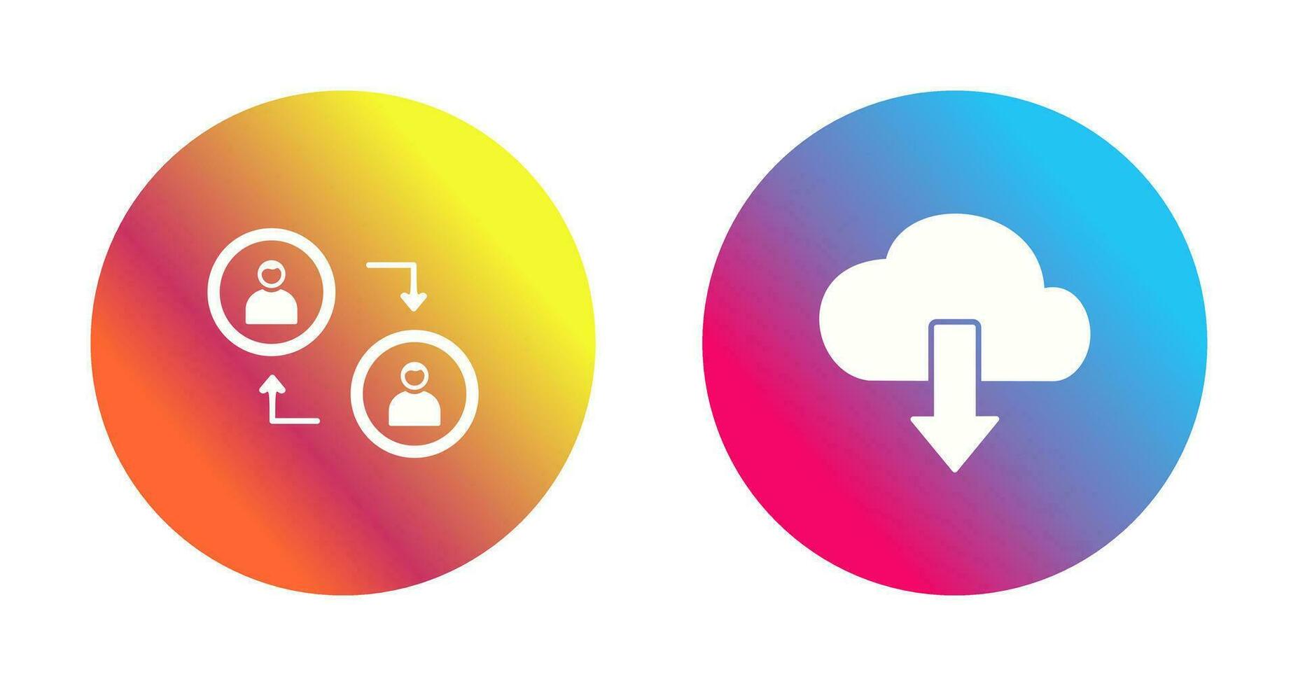 connecté profils et La Flèche icône vecteur