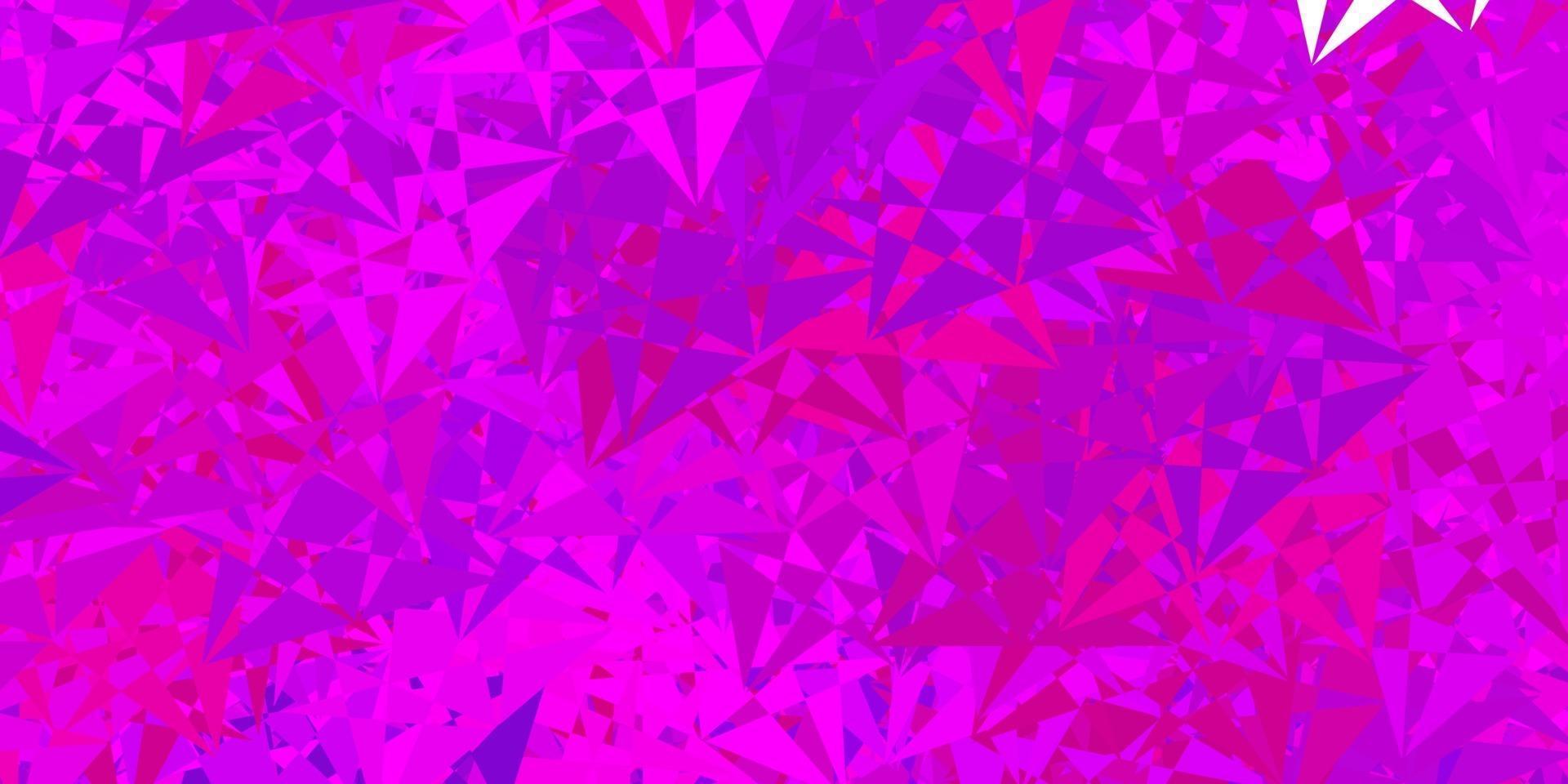 modèle vectoriel rose foncé, bleu avec des formes polygonales.