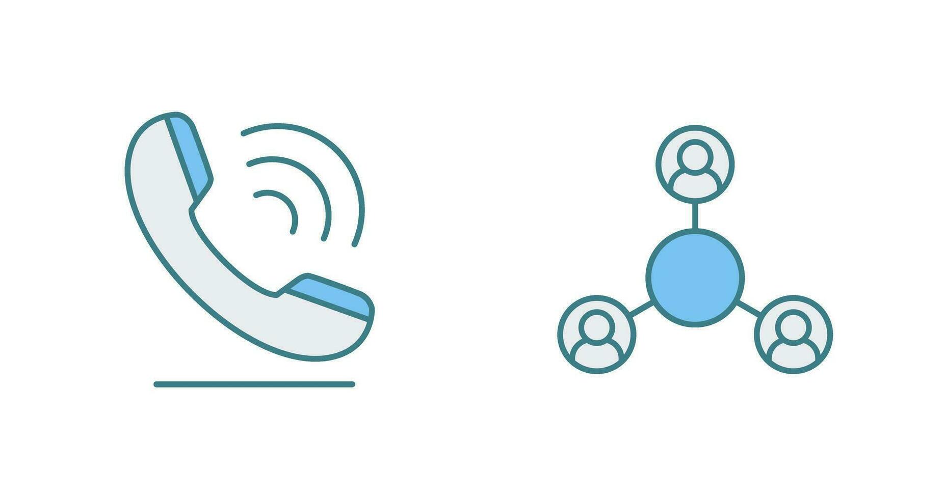 téléphone et partager icône vecteur