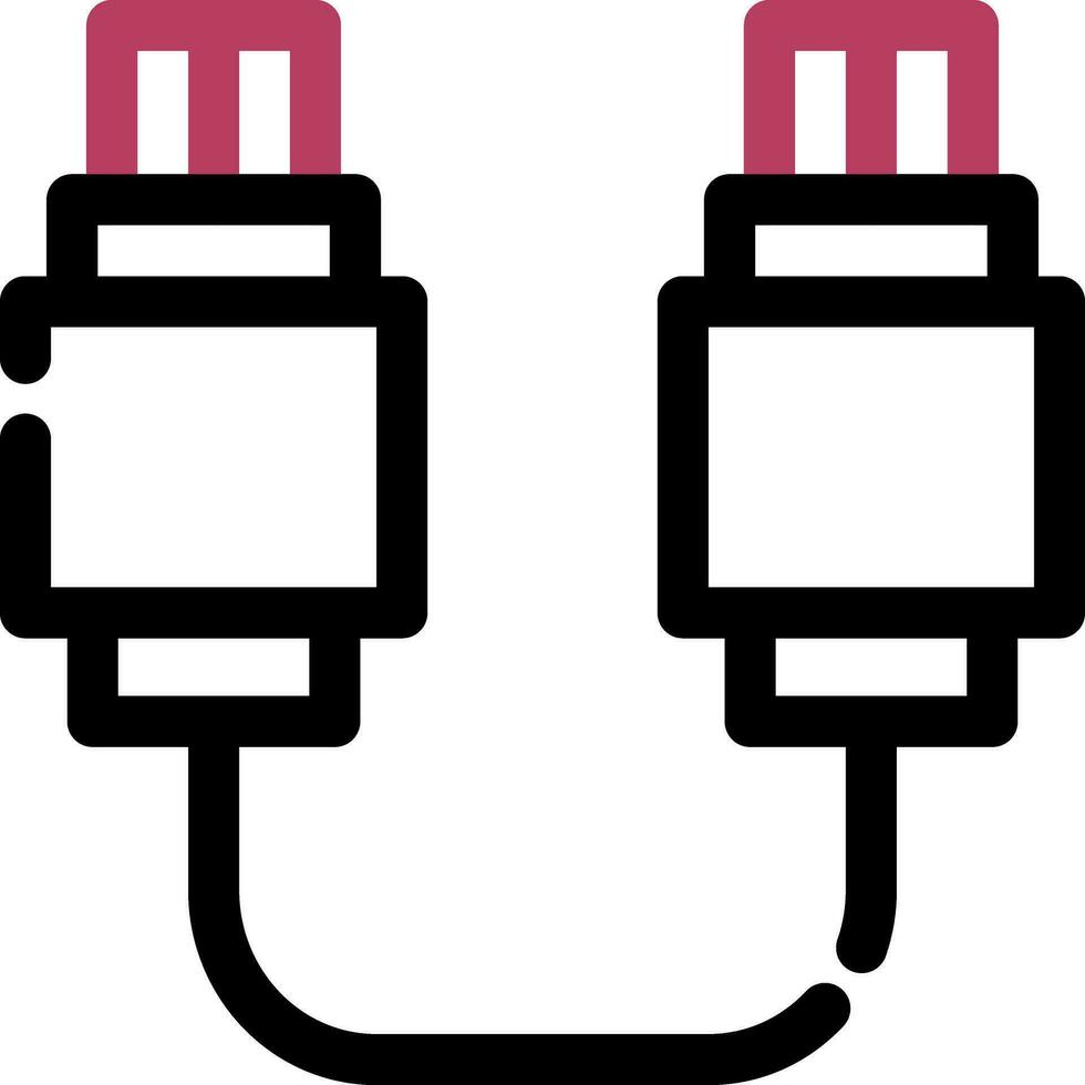 conception d'icône créative de connexion usb vecteur