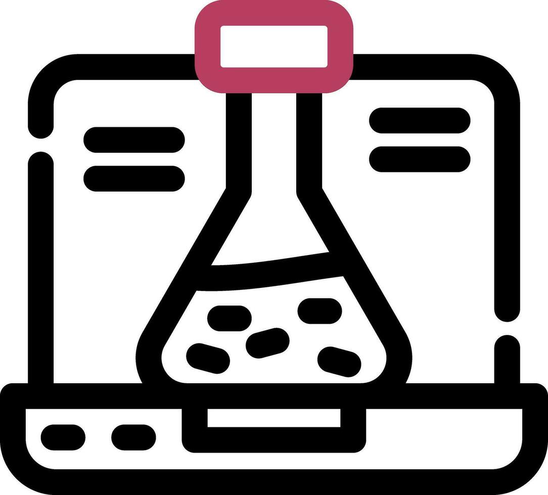 conception d'icône créative de chimie vecteur