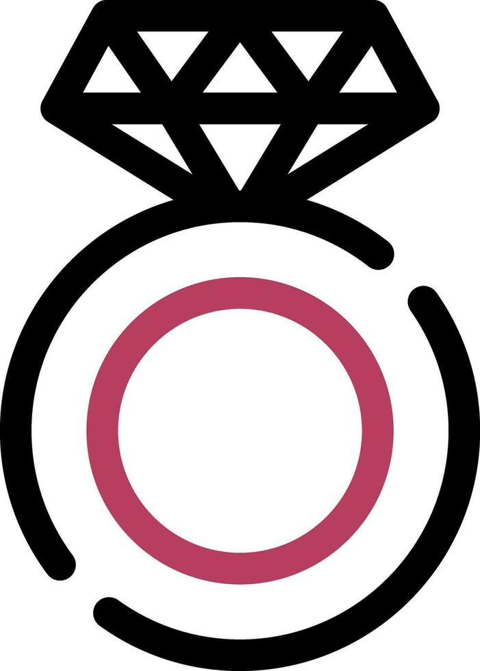 conception d'icône créative anneau vecteur