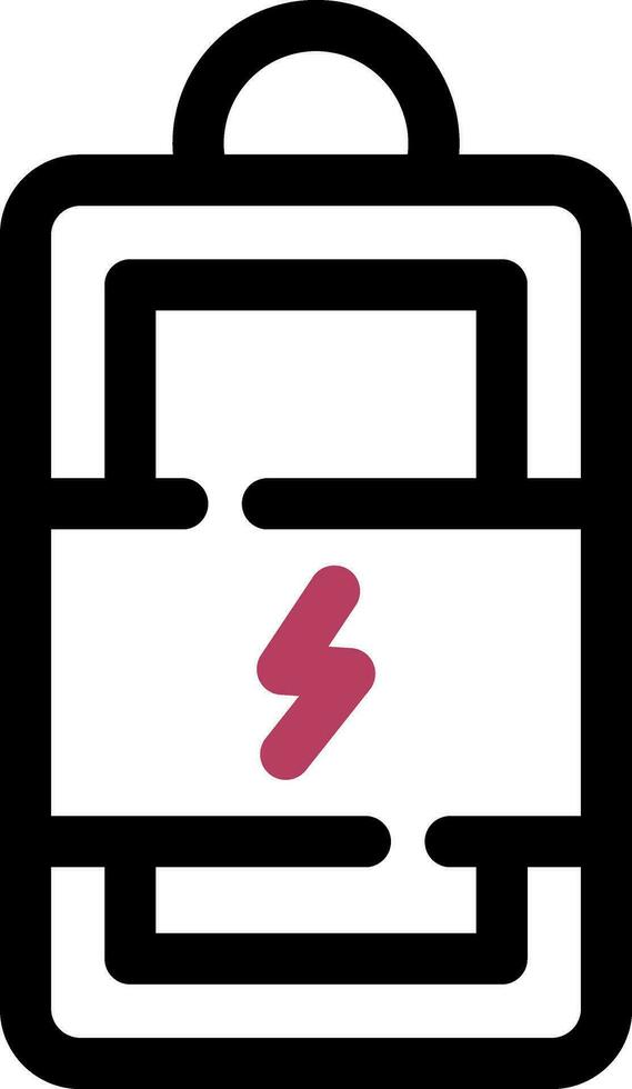 conception d'icône créative de batterie de charge vecteur