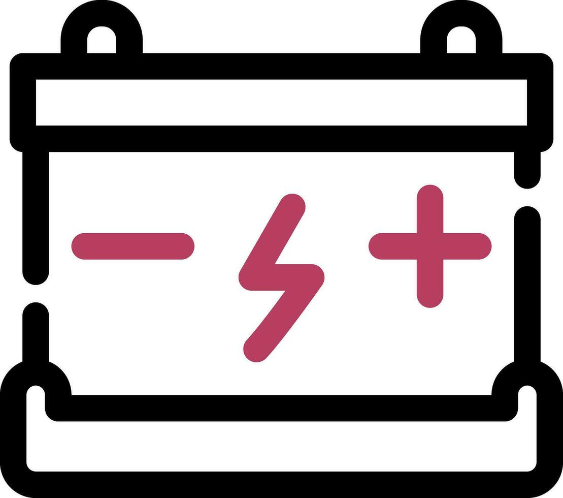 conception d'icône créative de batterie vecteur