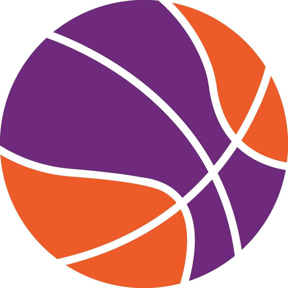 illustration de conception d'icône de vecteur de basket-ball