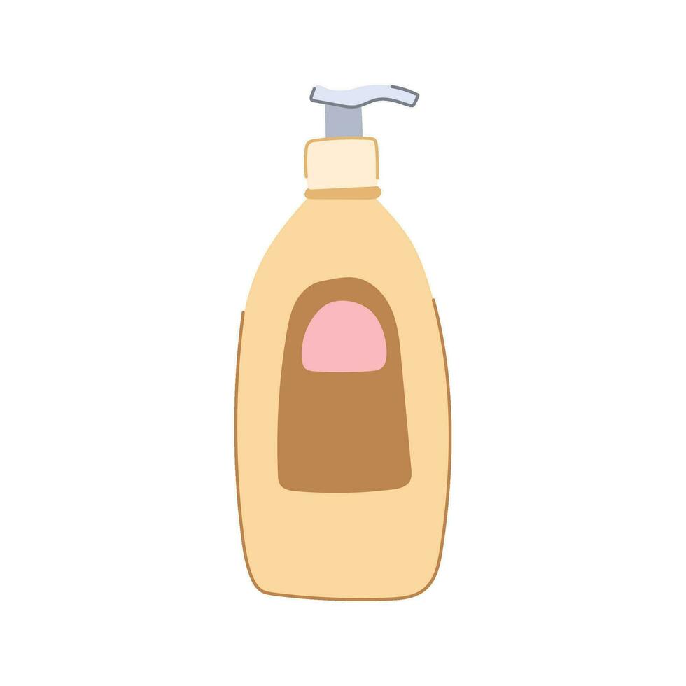 femelle lotion dessin animé vecteur illustration