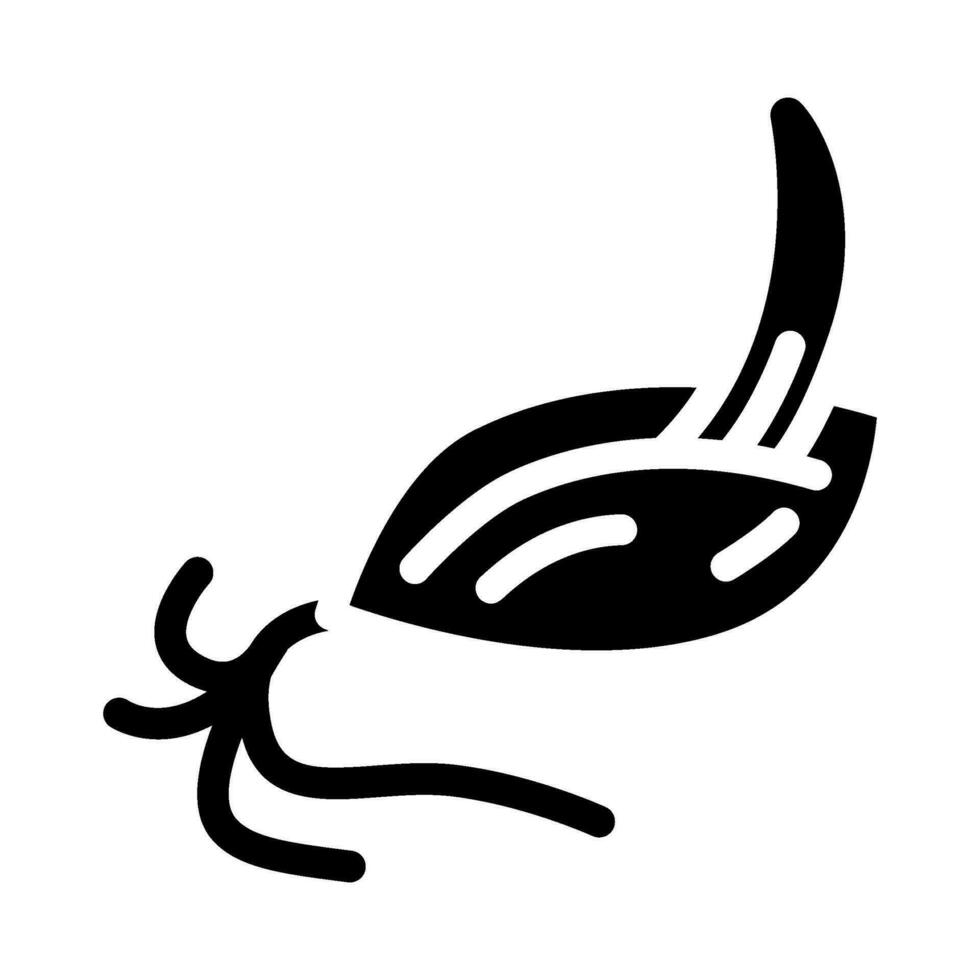 malt orge glyphe icône vecteur illustration