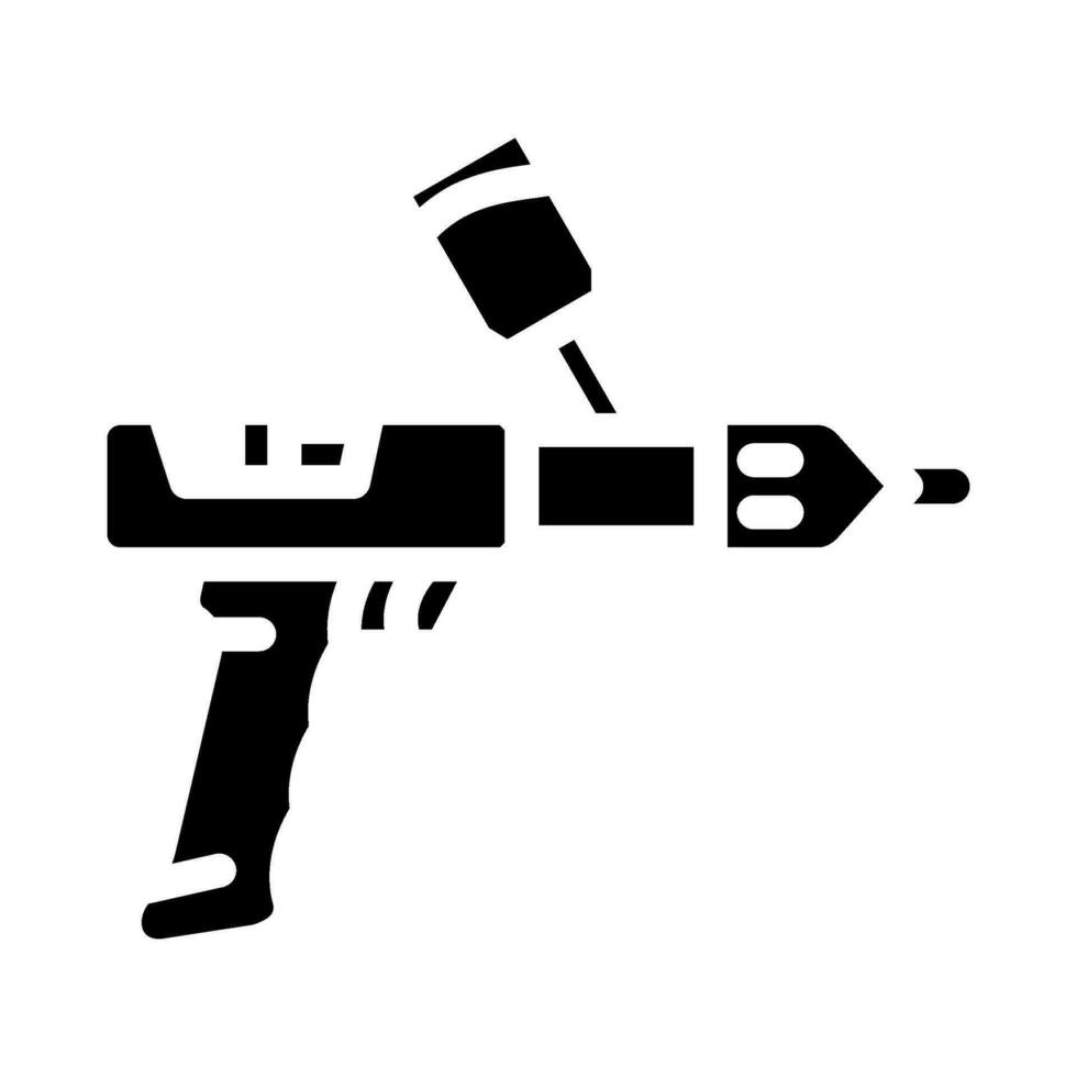 porc vaccination glyphe icône vecteur illustration