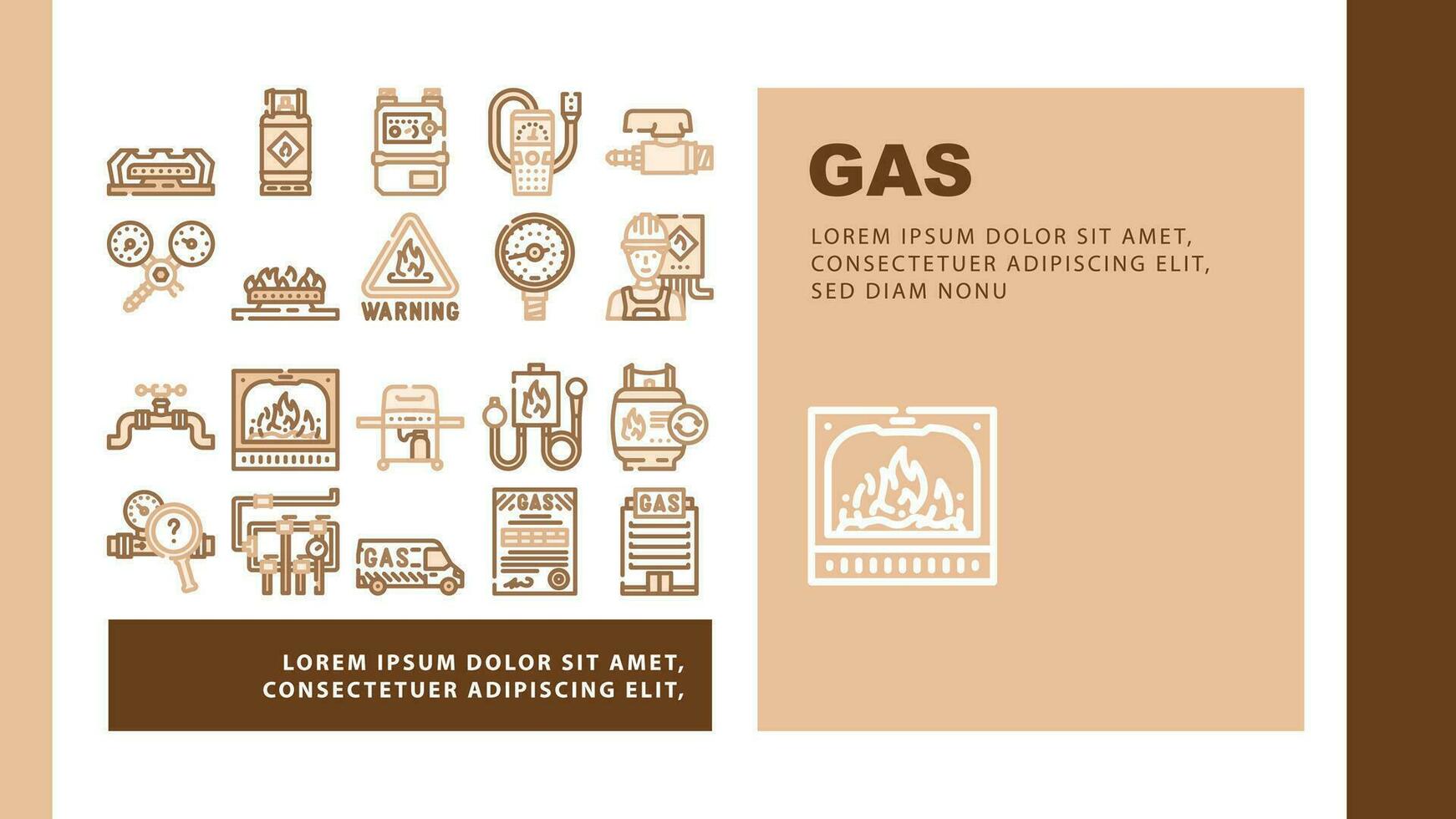 gaz énergie pétrole Puissance pipeline atterrissage entête vecteur