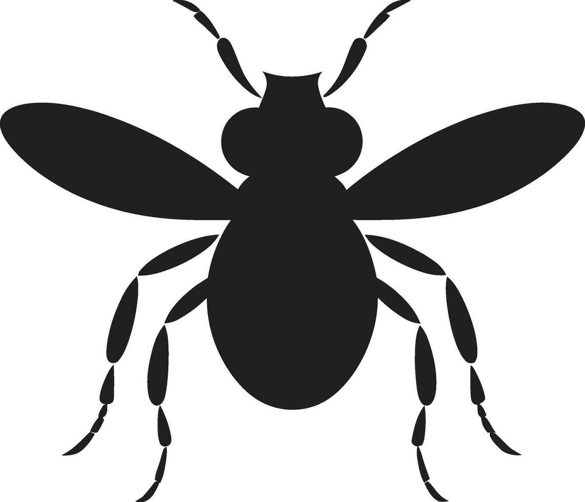 rationalisé fourmi icône une noir vecteur chef-d'oeuvre noir vecteur fourmi logo Facile et puissant