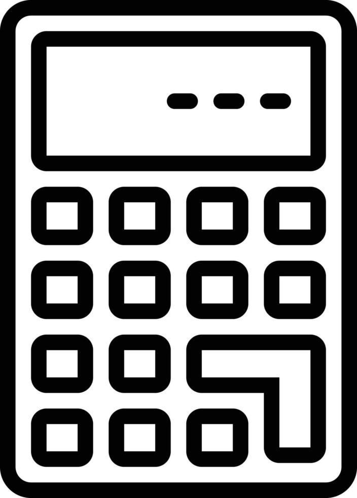 icône de ligne pour calculer vecteur