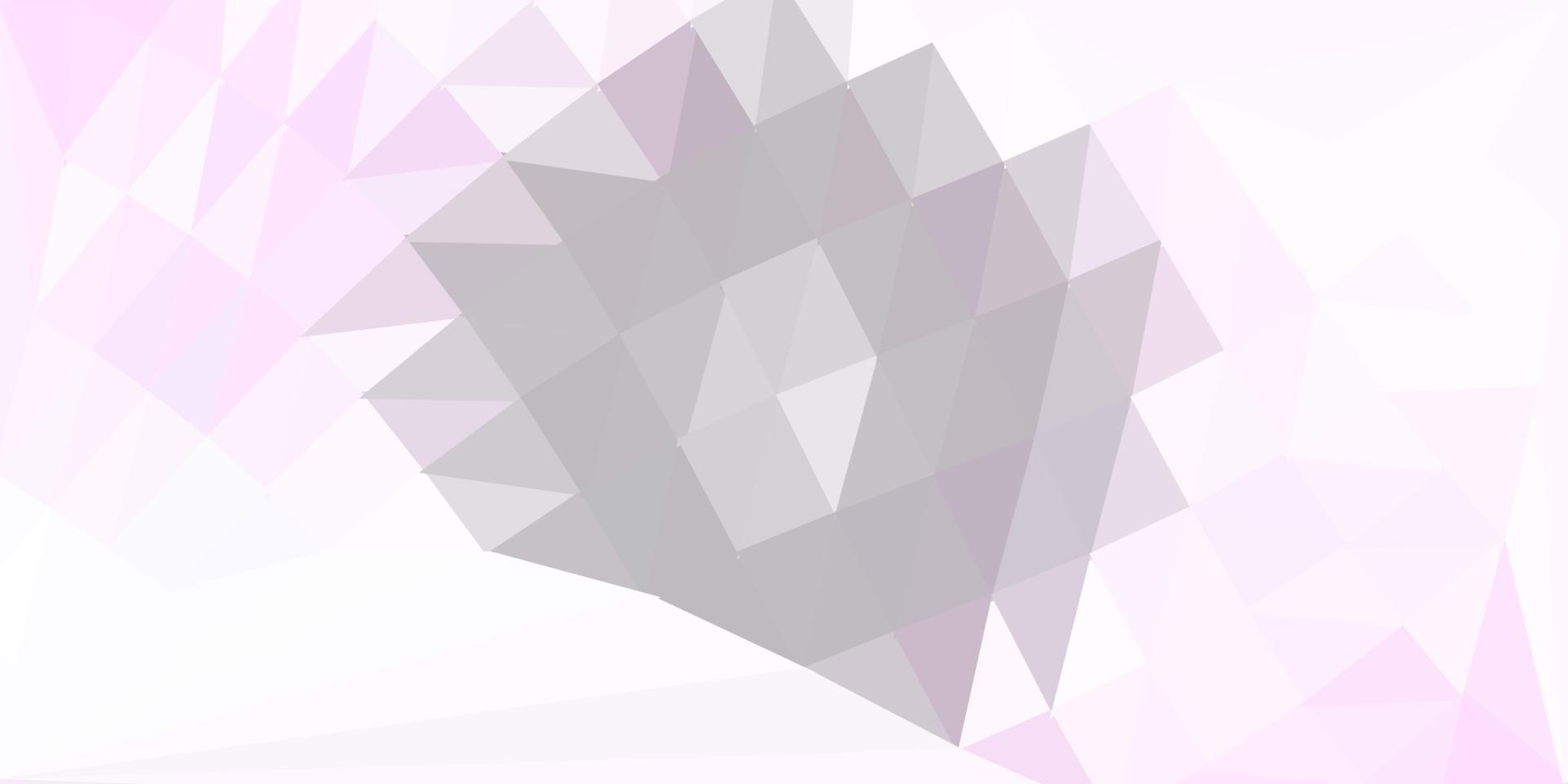 motif polygonal vecteur violet clair.