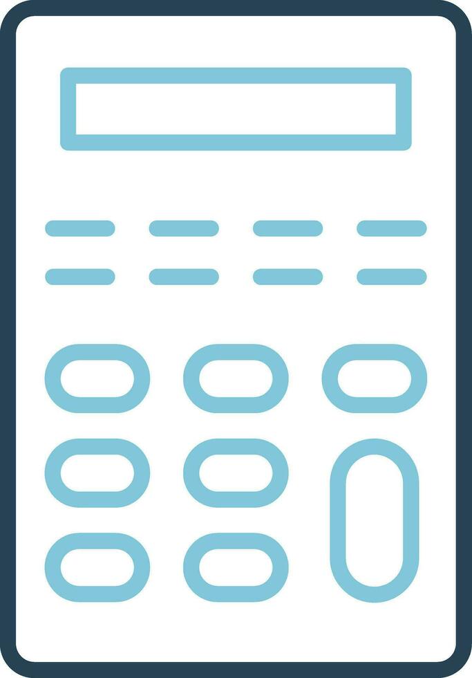 icône de vecteur de calculatrice