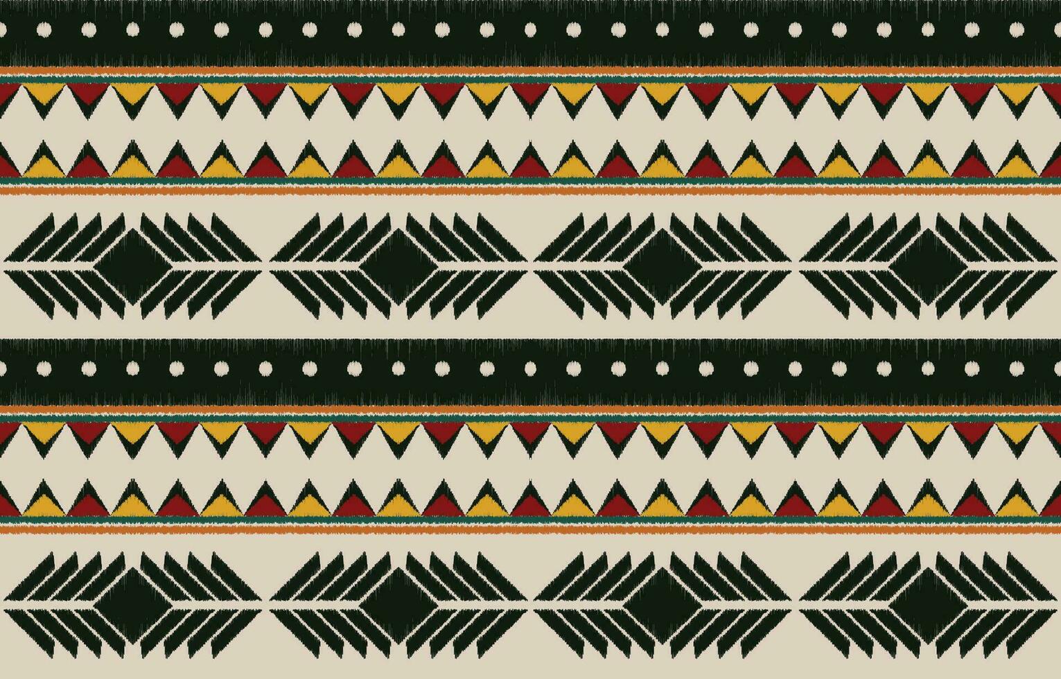 ethnique abstrait ikat art. aztèque ornement imprimer. géométrique ethnique modèle sans couture Couleur Oriental. conception pour Contexte ,rideau, tapis, fond d'écran, vêtements, emballage, batique, vecteur illustration.