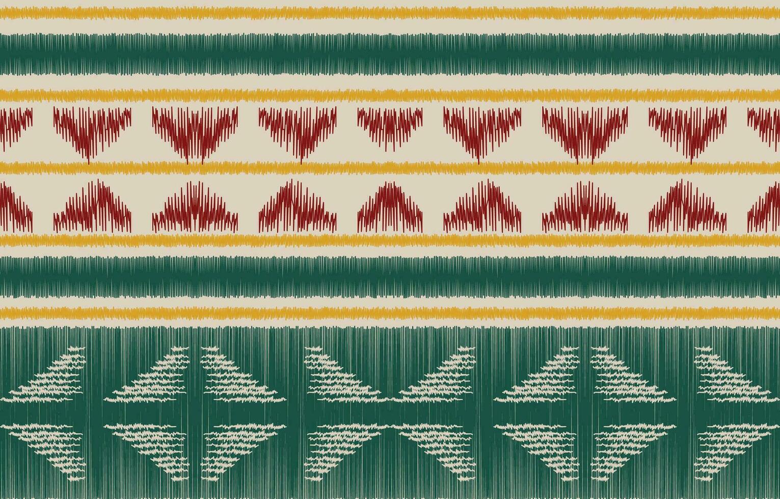 ethnique abstrait ikat art. aztèque ornement imprimer. géométrique ethnique modèle sans couture Couleur Oriental. conception pour Contexte ,rideau, tapis, fond d'écran, vêtements, emballage, batique, vecteur illustration.