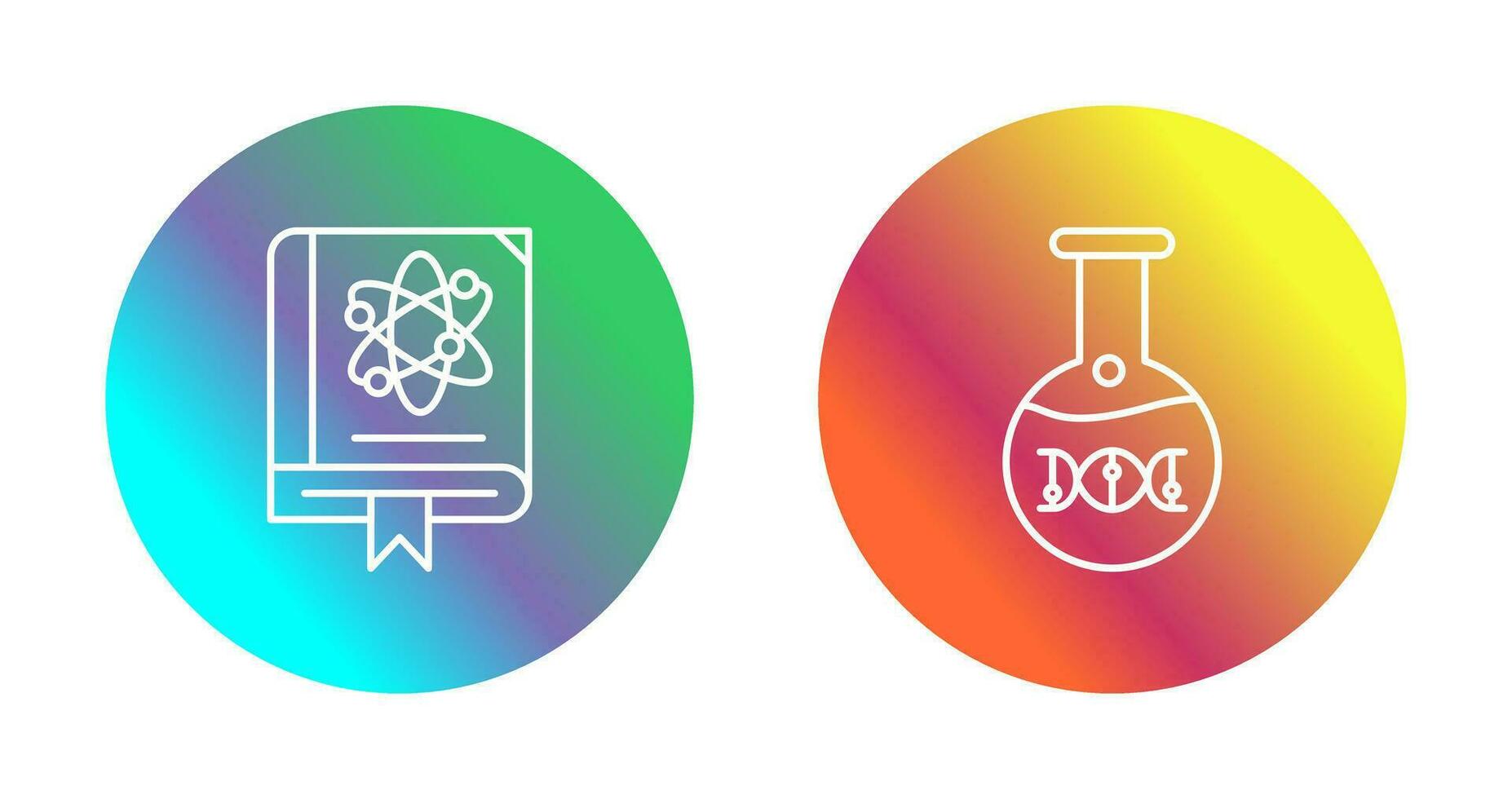 science et ADN icône vecteur