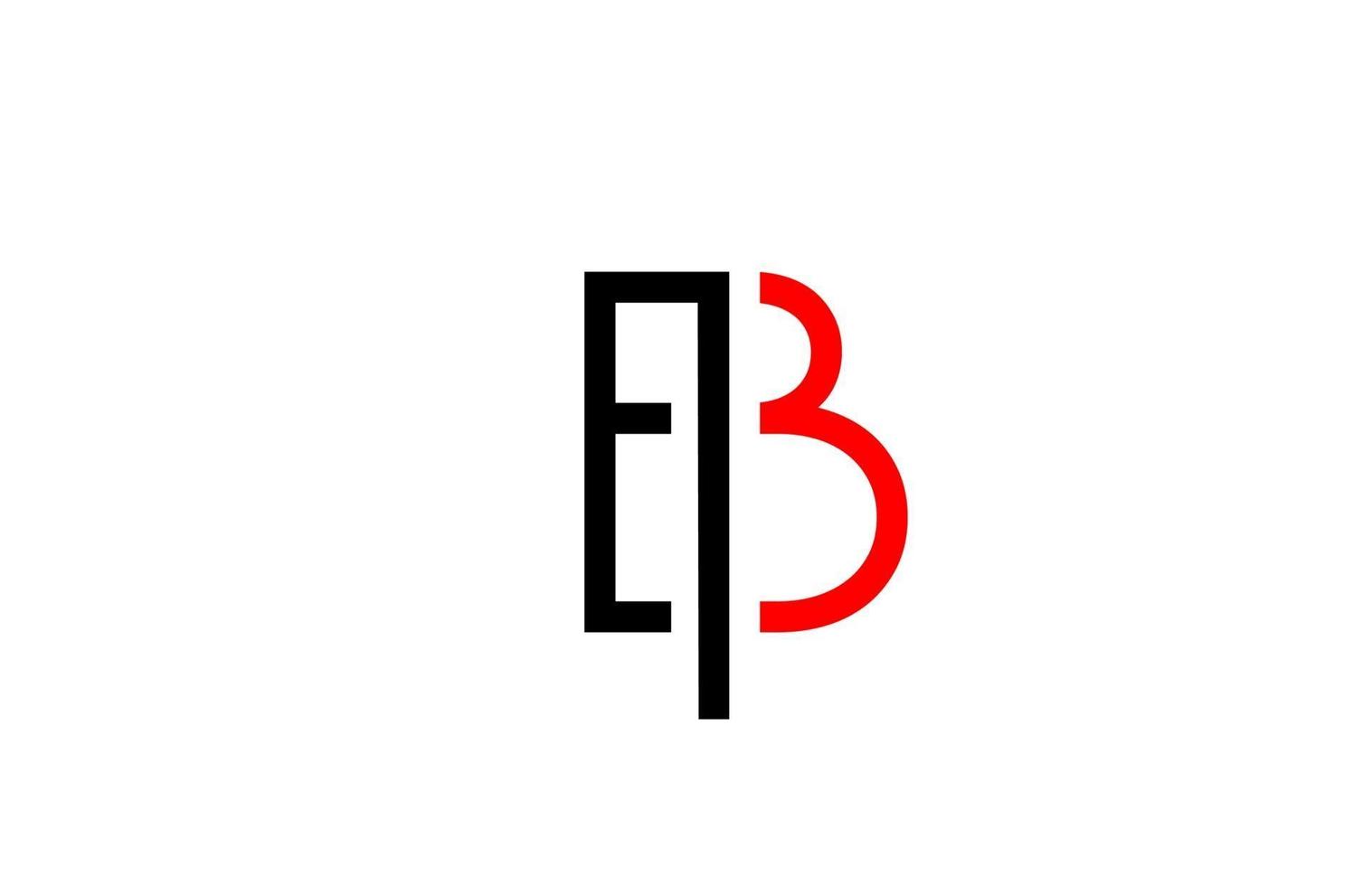 icône du logo de la lettre de l'alphabet pour les entreprises et l'entreprise. modèle créatif vecteur