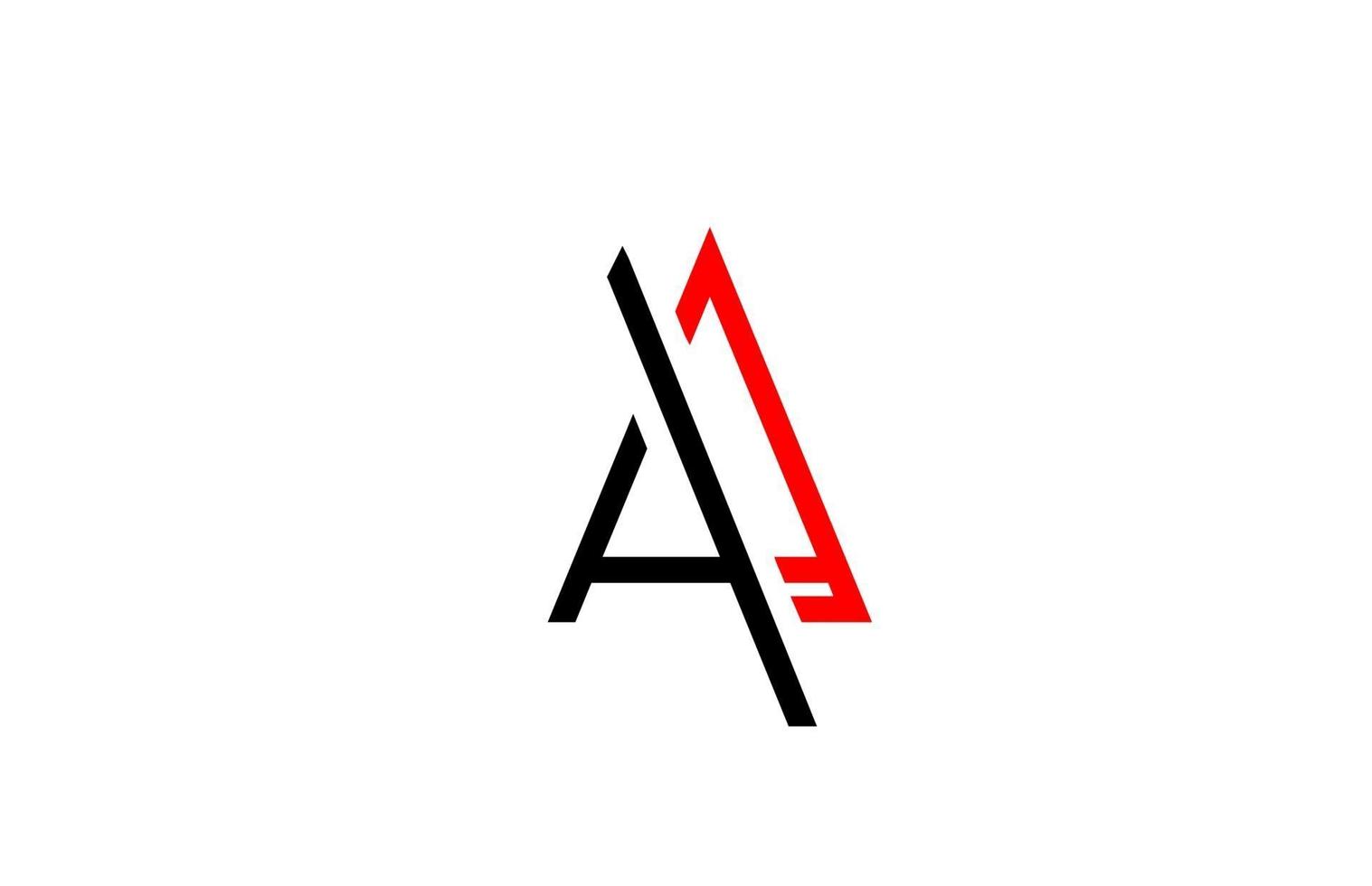 icône du logo de la lettre de l'alphabet pour les entreprises et l'entreprise. modèle créatif vecteur