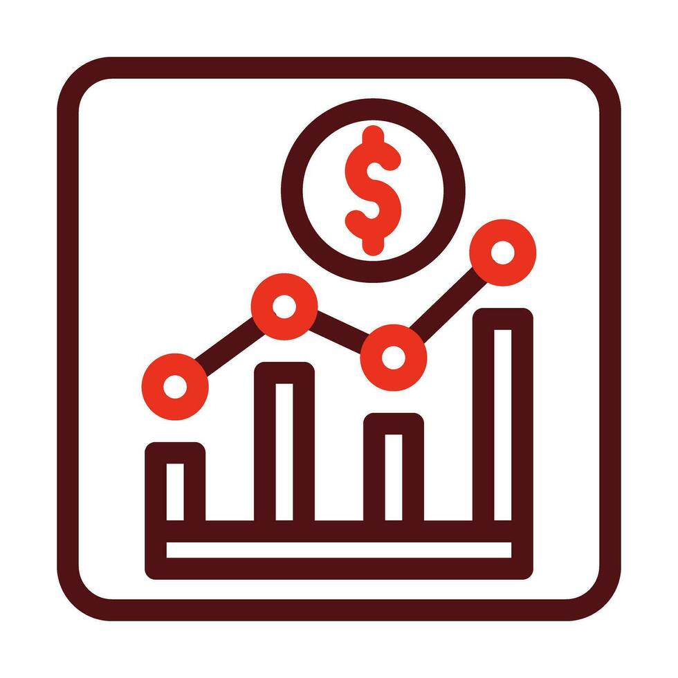 Stock échange app vecteur épais ligne deux Couleur Icônes pour personnel et commercial utiliser.