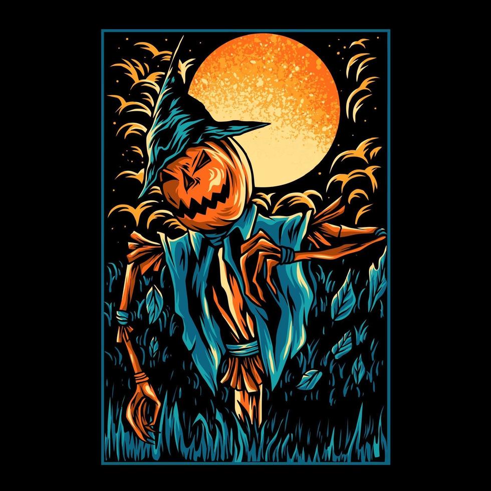 illustration de citrouilles dhalloween vecteur