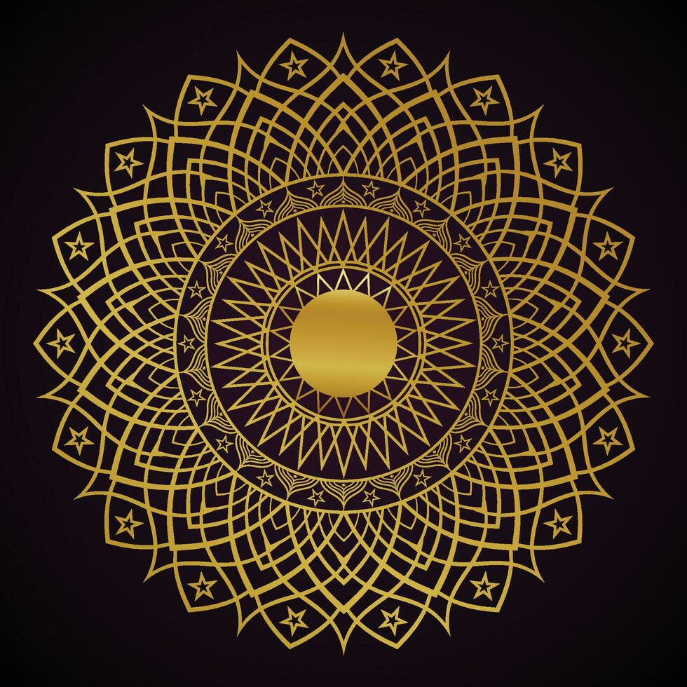 luxueux mandala conception vecteur