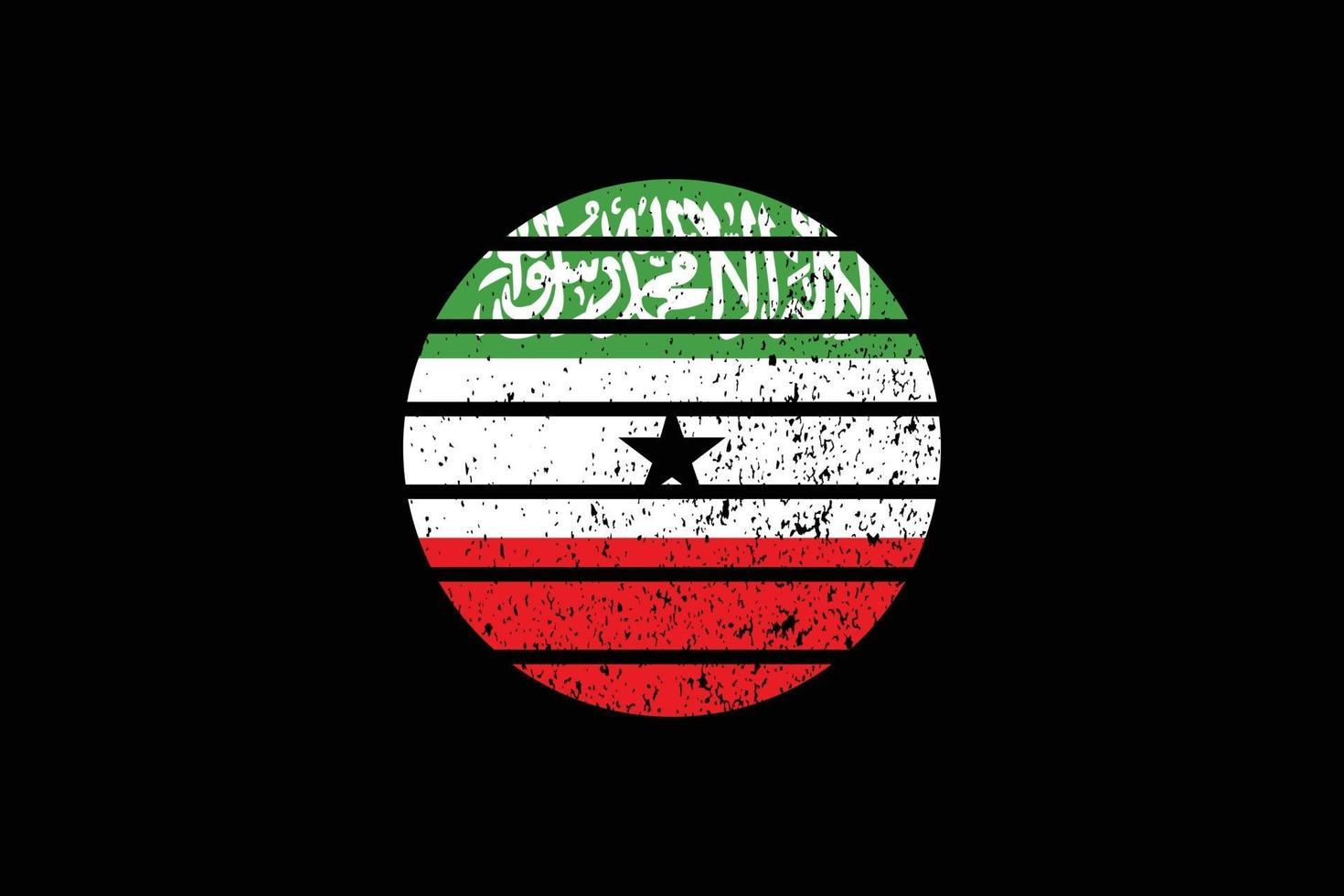 drapeau de style grunge du somaliland. illustration vectorielle. vecteur