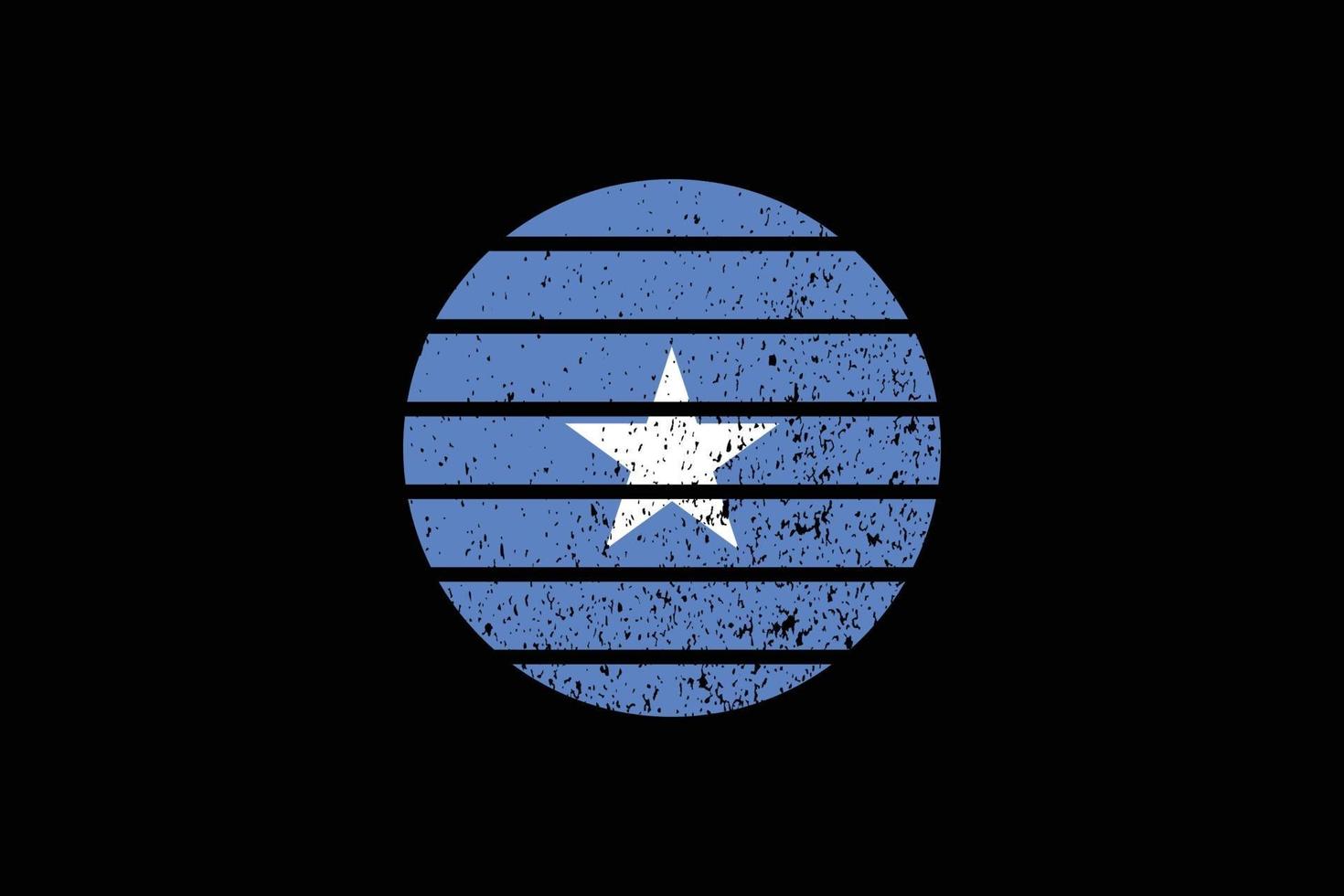 drapeau de style grunge de la somalie. illustration vectorielle. vecteur