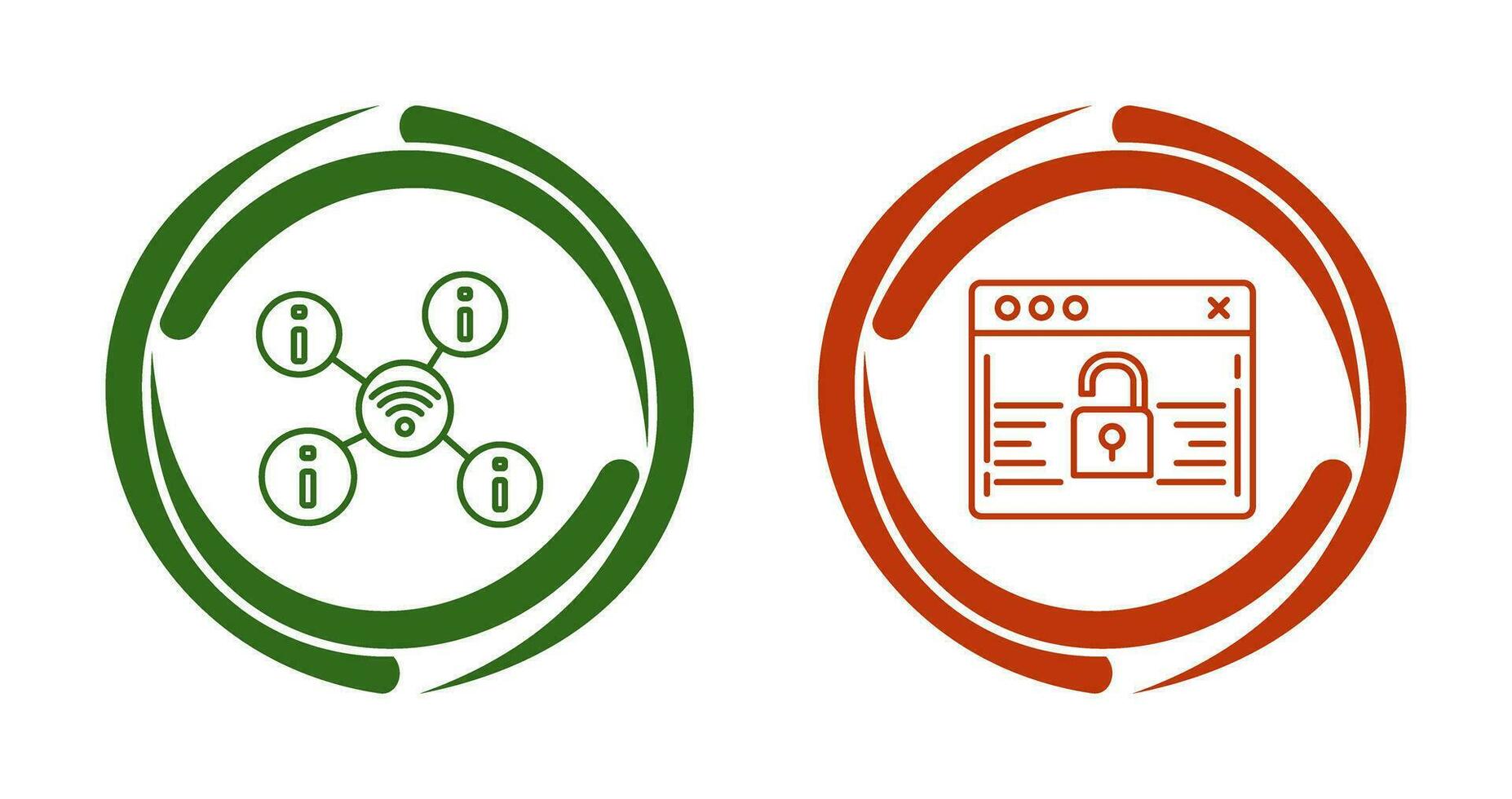 Wifi et mot de passe icône vecteur