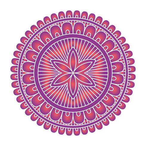 Image vectorielle ornement Mandala vecteur