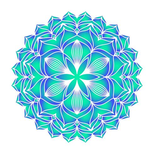 Image vectorielle ornement Mandala vecteur