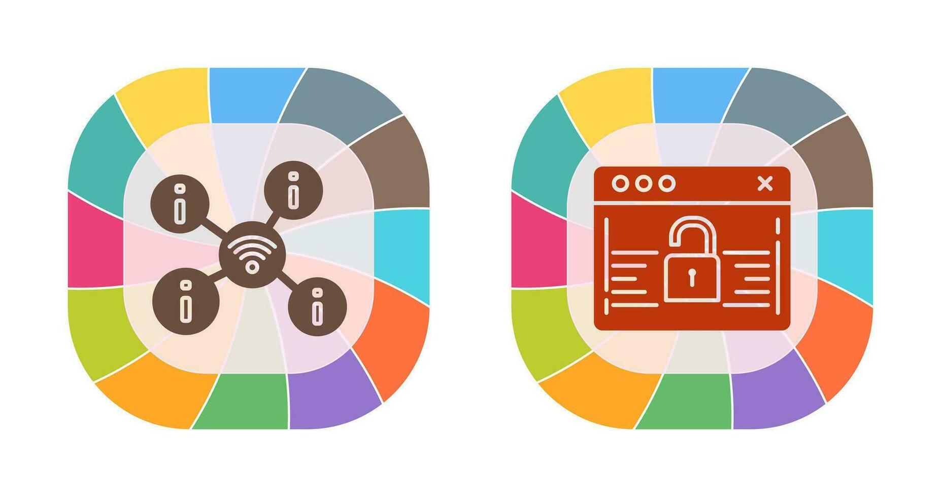 Wifi et mot de passe icône vecteur