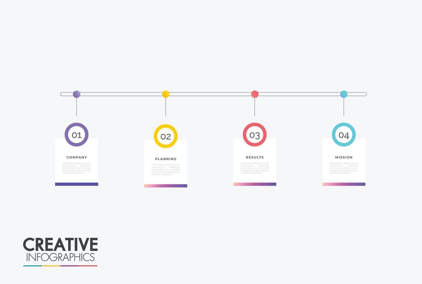 conception d'éléments d'infographie d'entreprise. peut être utilisé pour la conception de sites Web. vecteur