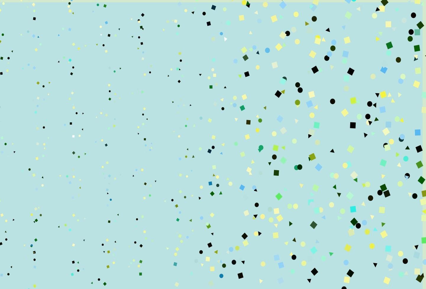 motif vectoriel vert clair et jaune dans un style polygonal avec des cercles.