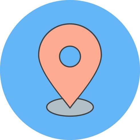 icône de localisation de vecteur