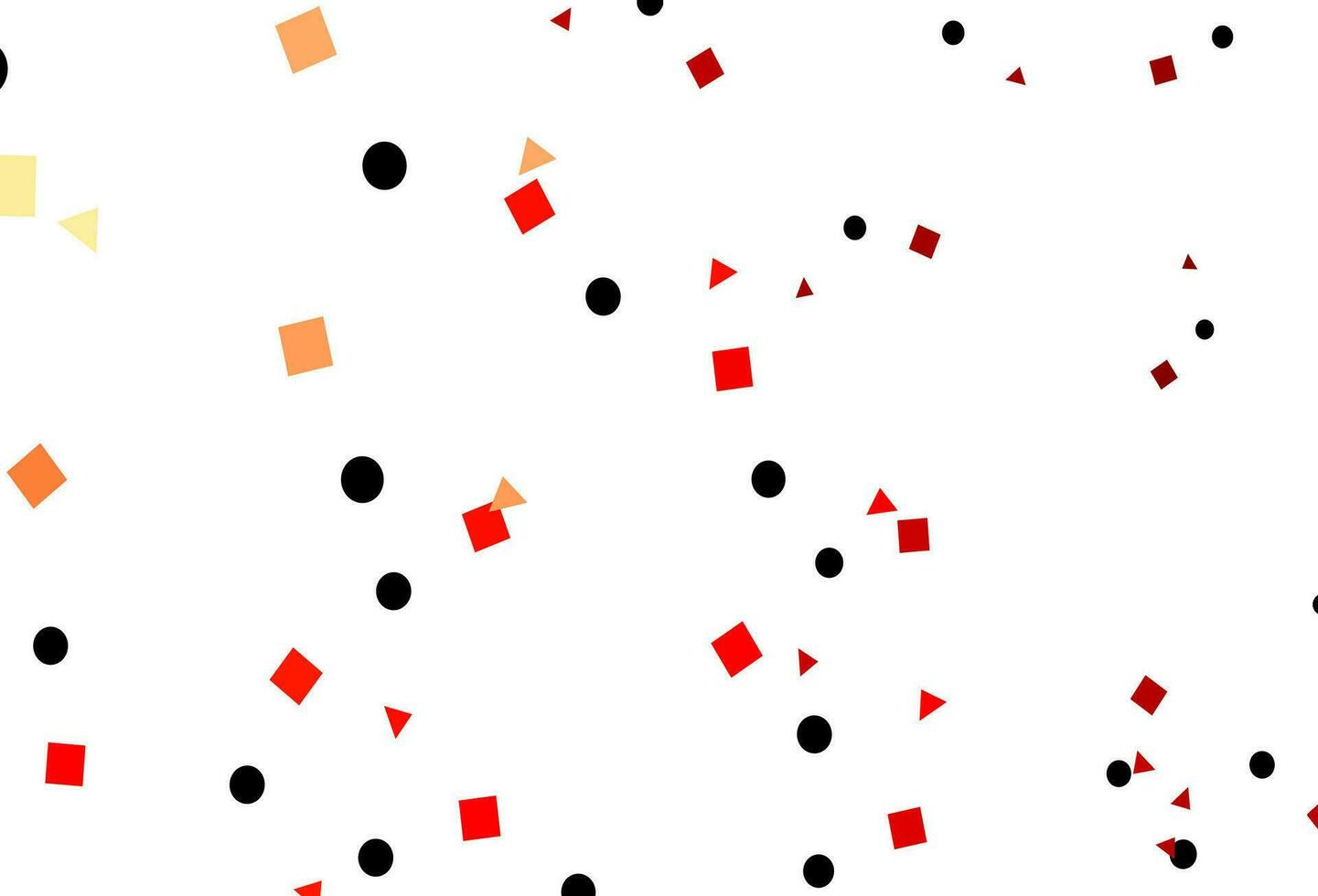 couverture vectorielle rouge clair dans un style polygonal avec des cercles. vecteur