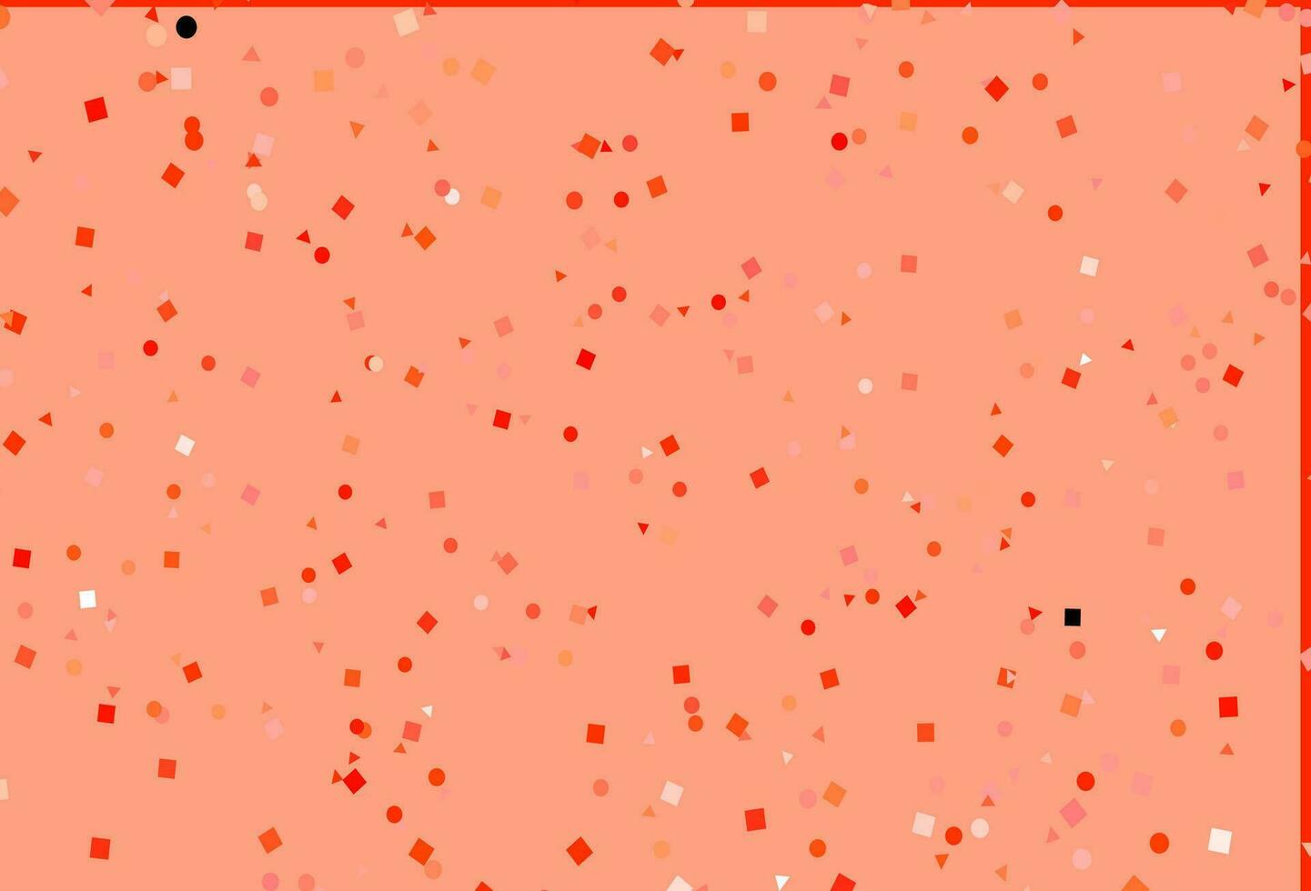 motif vectoriel rouge clair dans un style polygonal avec des cercles.