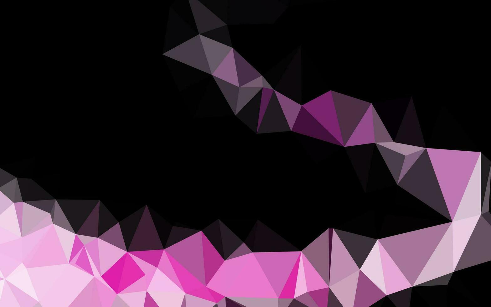 motif polygonal de vecteur rose clair.