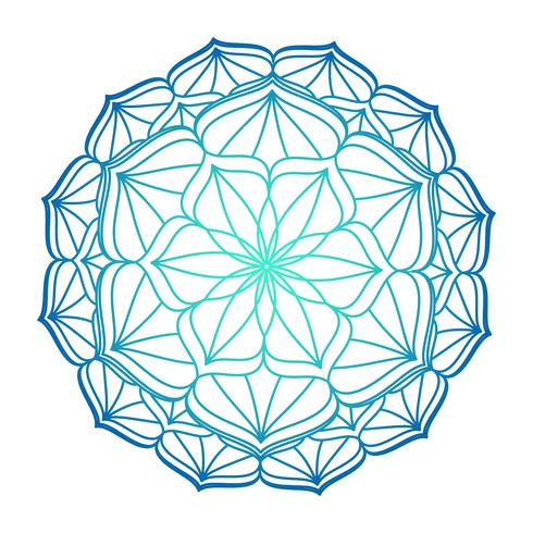 Image vectorielle ornement Mandala vecteur