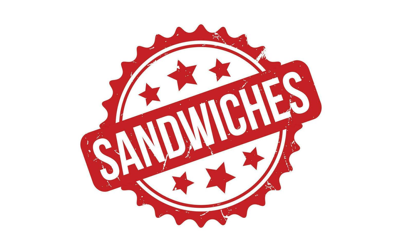 des sandwichs caoutchouc grunge timbre joint vecteur
