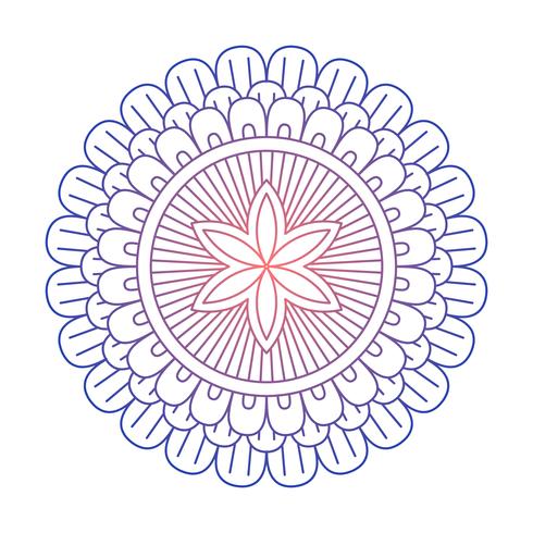 Image vectorielle ornement Mandala vecteur