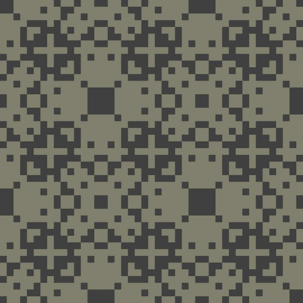 une pixel modèle dans gris et noir vecteur