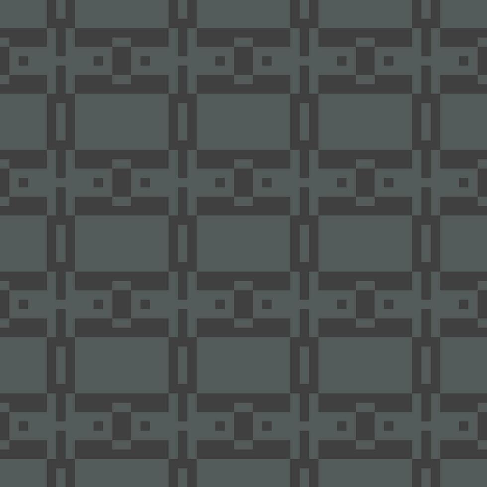 une gris et noir tuile modèle avec carrés vecteur