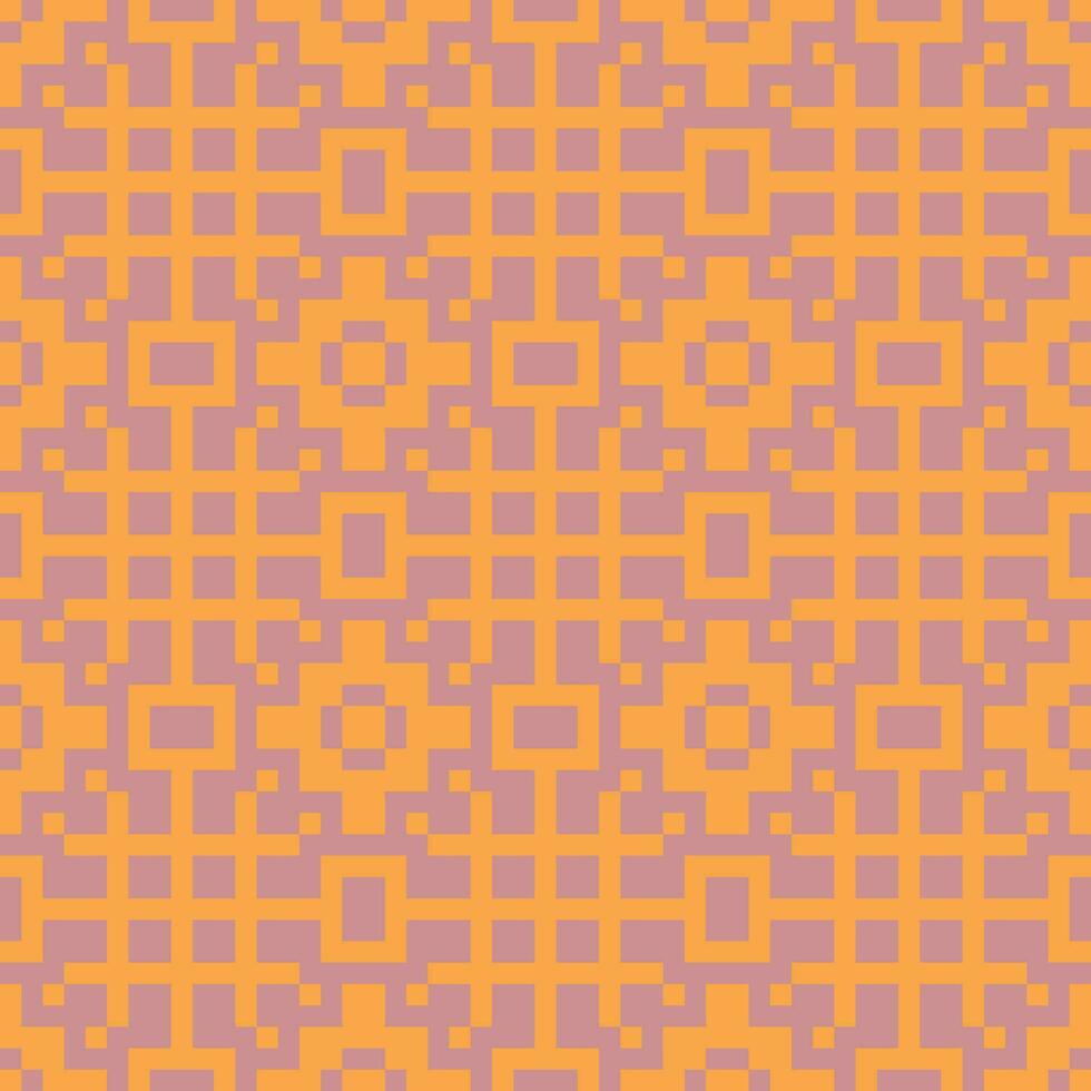 une pixel modèle dans Orange et violet vecteur