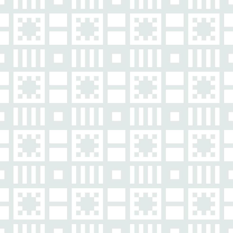 une blanc et gris modèle avec carrés vecteur