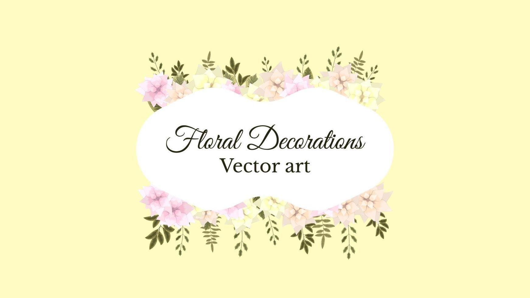 Étiquette d'insigne de jour de femme d'étiquette vintage de fond de cadre floral de luxe vecteur