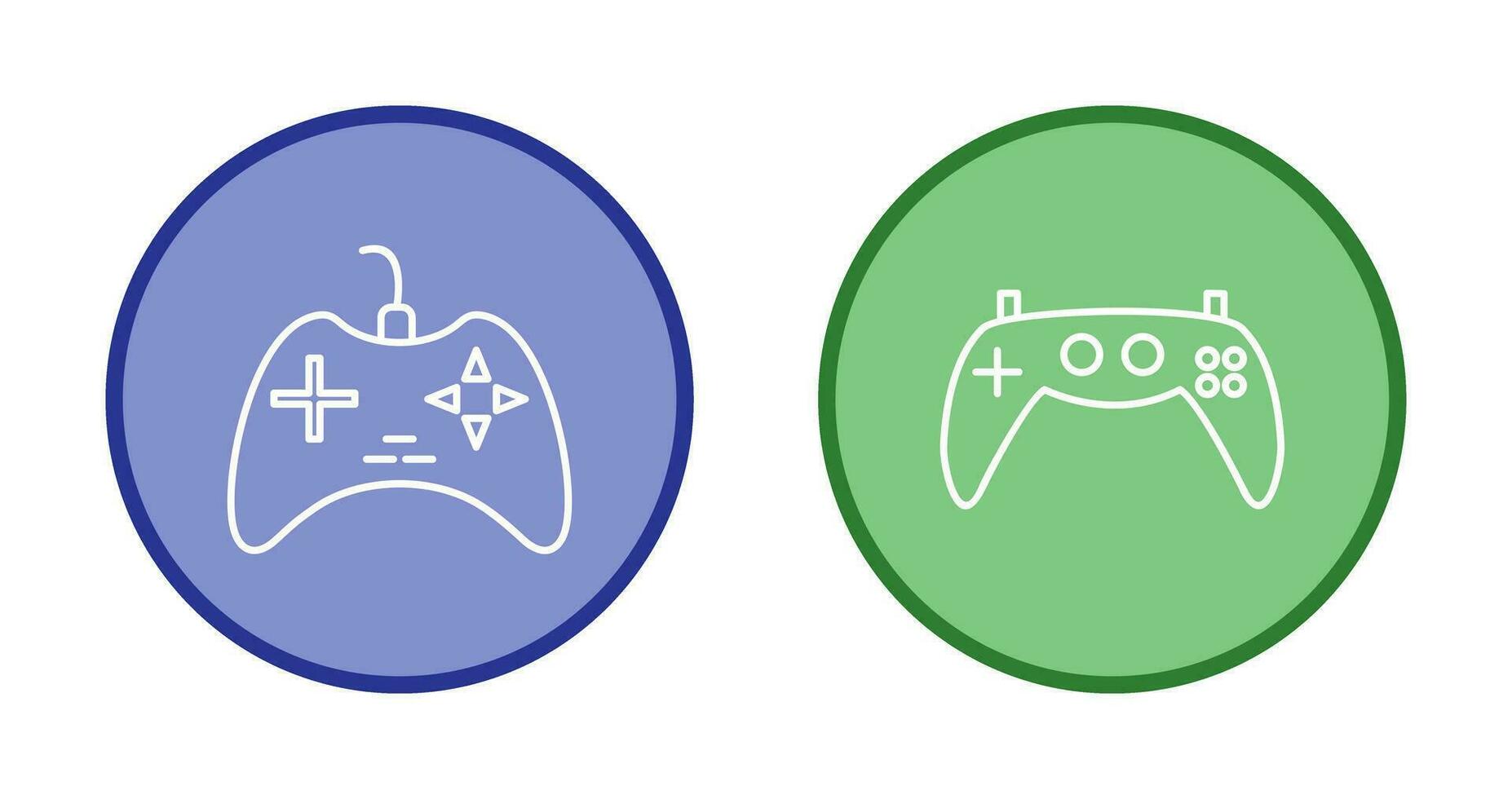 jeu console et jeu console icône vecteur