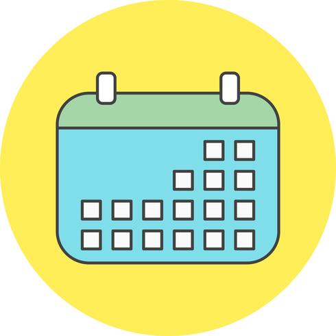 icône de calendrier de vecteur