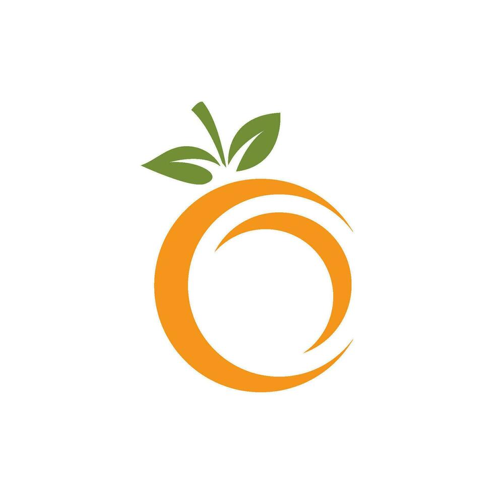 conception d'illustration d'icône de vecteur de conception orange