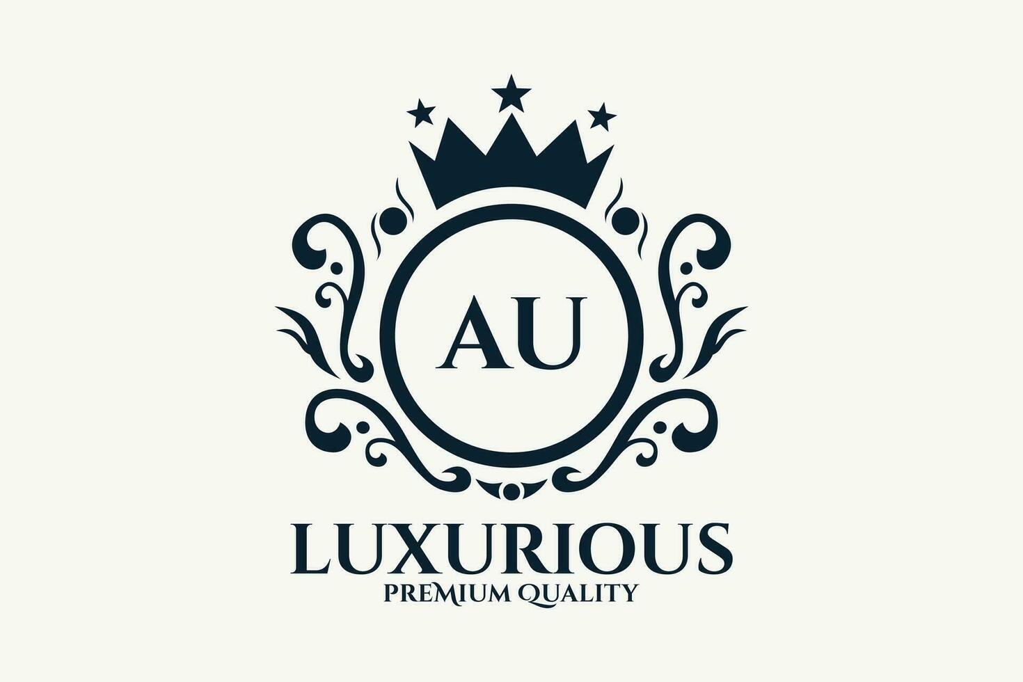 initiale lettre au Royal luxe logo modèle dans vecteur art pour luxueux l'image de marque vecteur illustration.