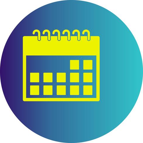 icône de calendrier de vecteur